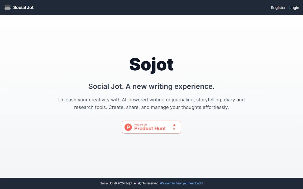 Captura de Sojot.ai