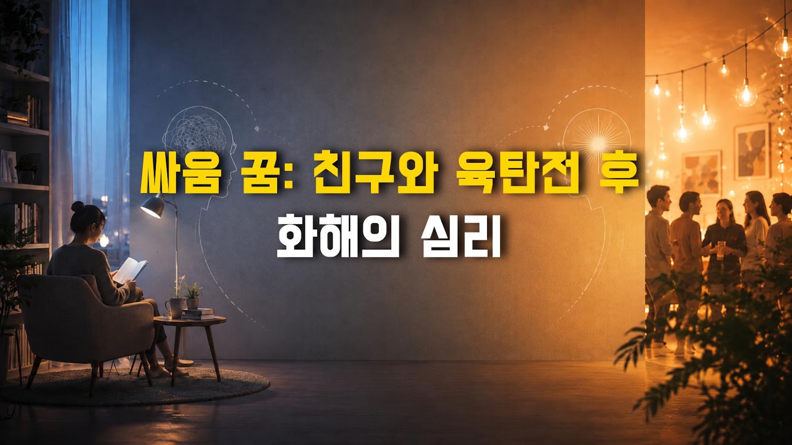 싸움 꿈: 친구와 육탄전 후 화해의 심리