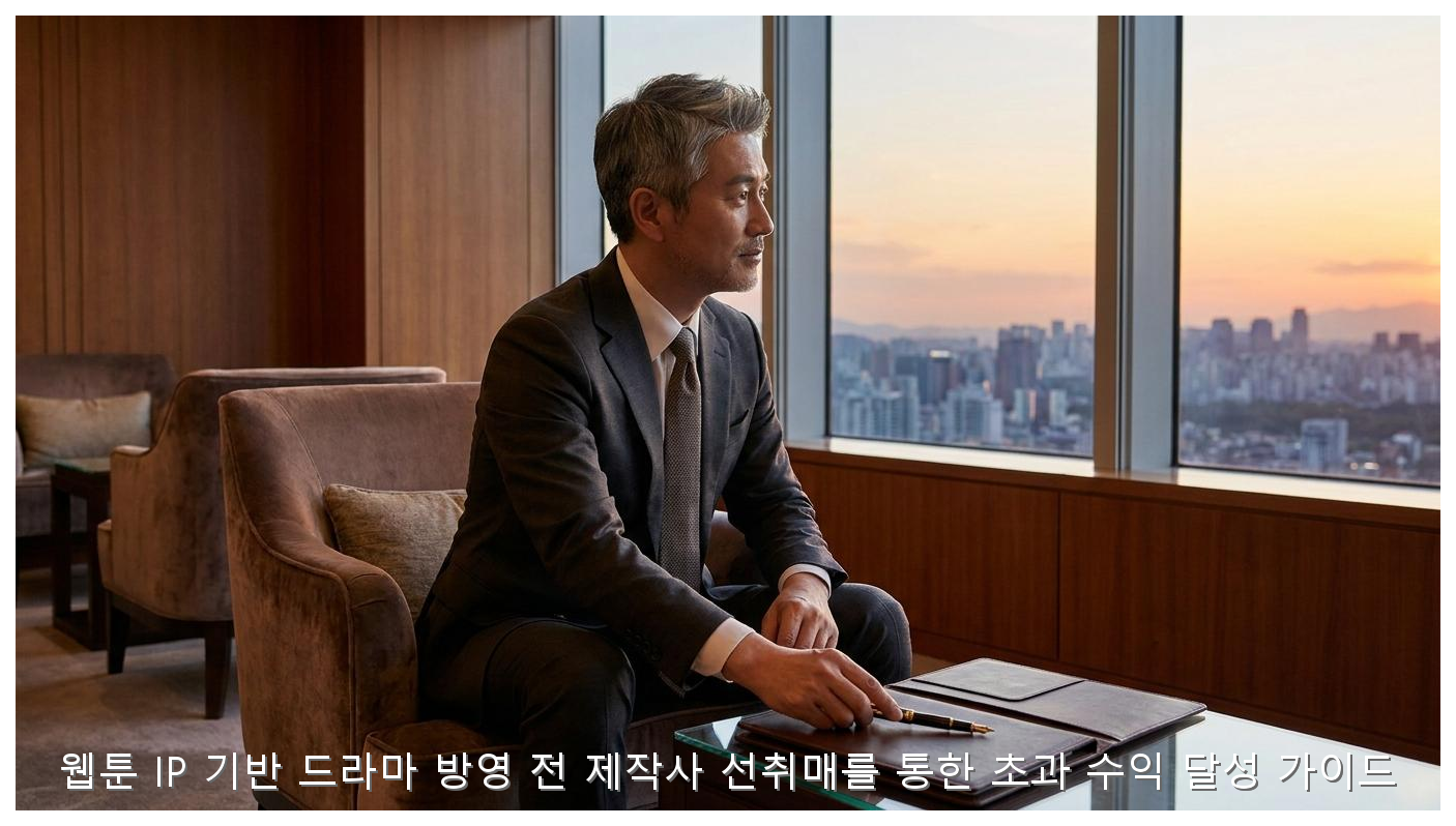 웹툰 IP 기반 드라마 방영 전 제작사 선취매를 통한 초과 수익 달성 가이드 핵심 안내 및 분석 인포그래픽 (6)