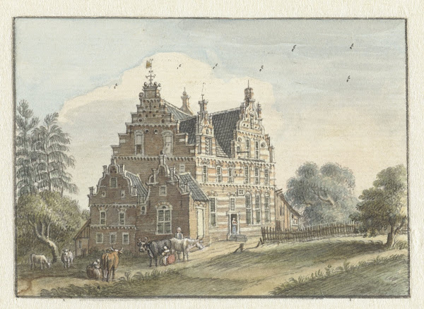 Het Huis Den Dam bij Zutphen 1748