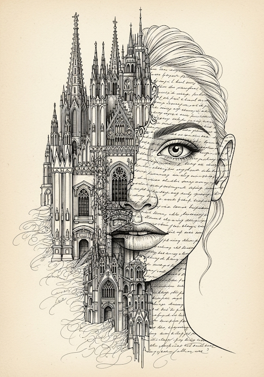 Architectural Scripted Portrait