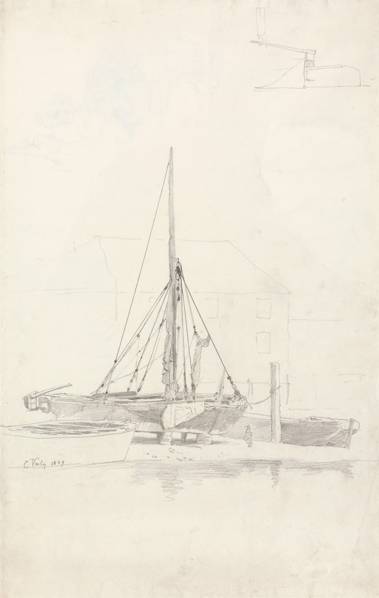Study of Boats on Shore 1829