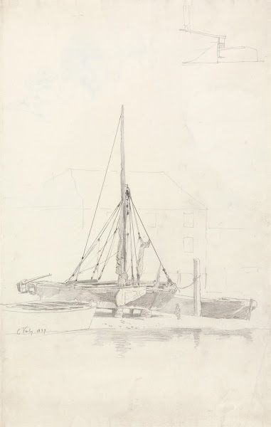 Study of Boats on Shore 1829