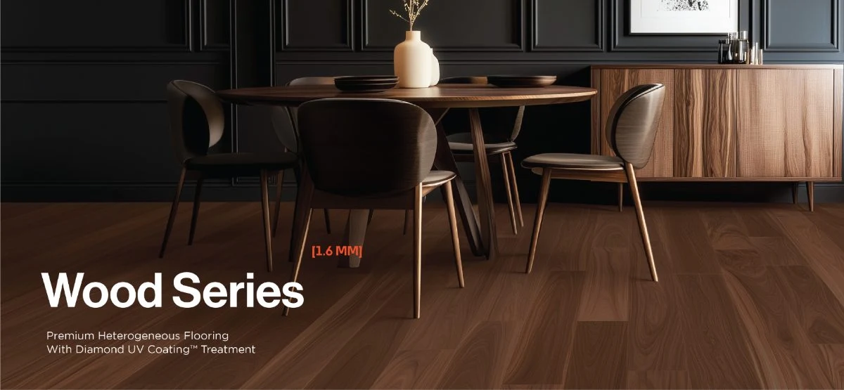 jasa pasang vinyl roll purva wood series makassar