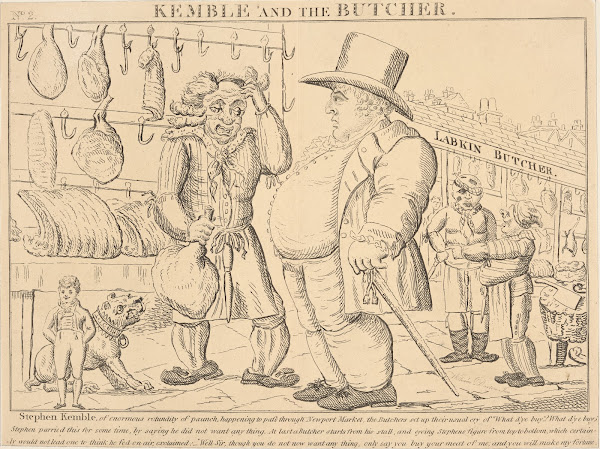 Kemble and the butcher 1805