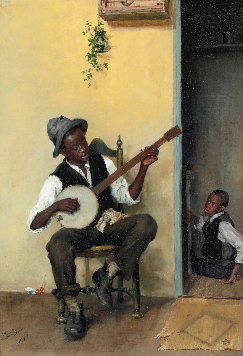 The Banjo Player 1881