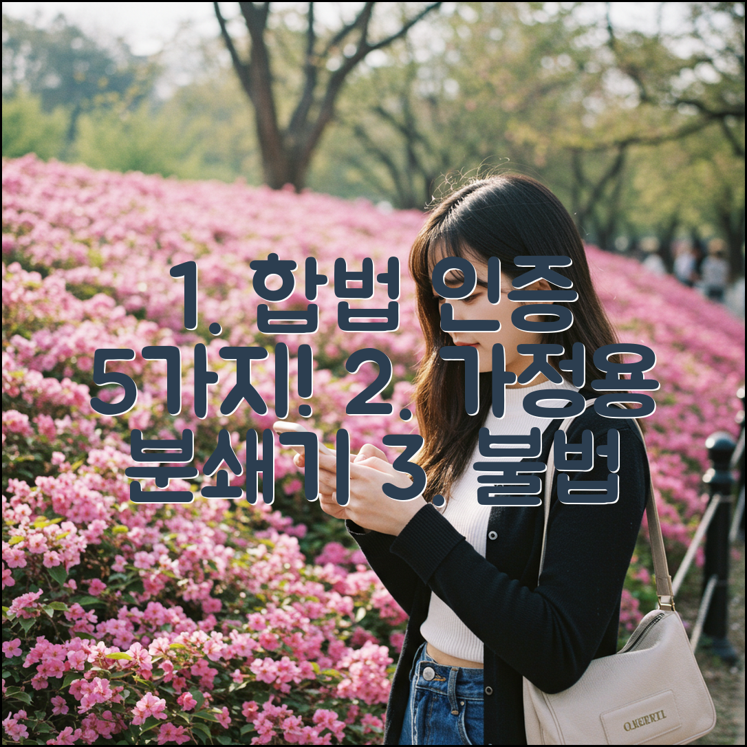 가정용 음식물 분쇄기: 불법 기준 NO! 합법 인증 5가지 확인