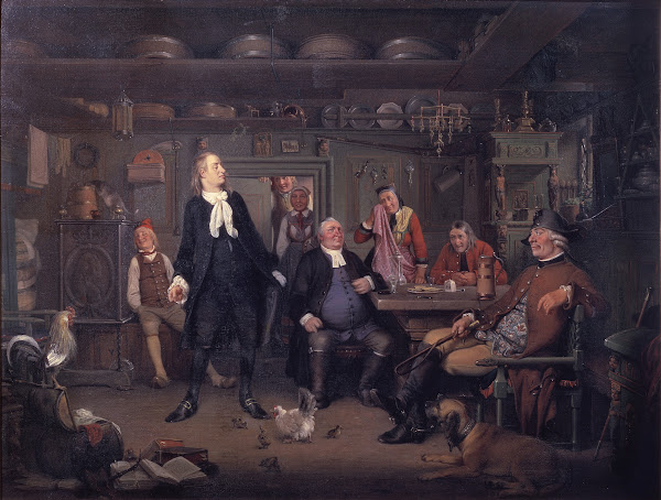 Fra Ludvig Holbergs Erasmus Montanus III akt 3 scene 1844