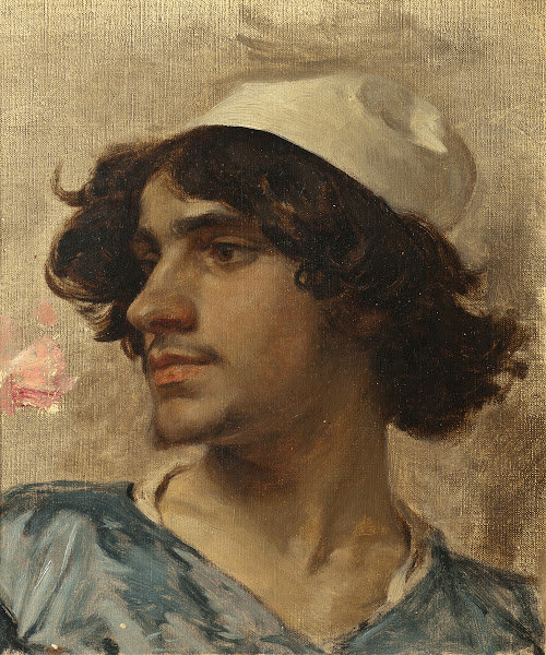 Head of Young man