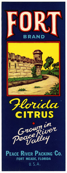 Fort Brand Citrus Label 1930 1950