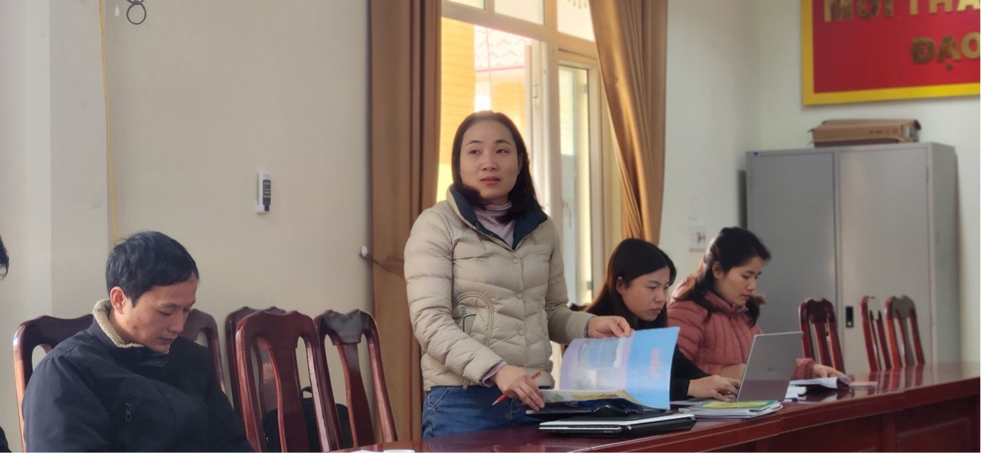 Hoạt động hỗ trợ, kết nối và phục vụ cộng đồng tại Vân Hồ của Bộ môn Địa lý tháng 2 năm 2023