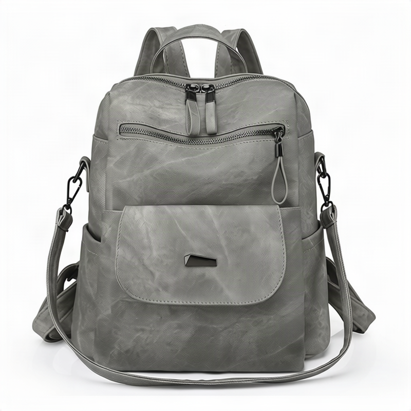 Women's PU Backpack, Large Capacity