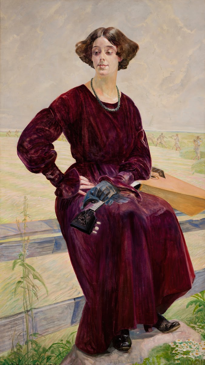 The Finished Song  Portrait of Róża Aleksandrowicz 1919