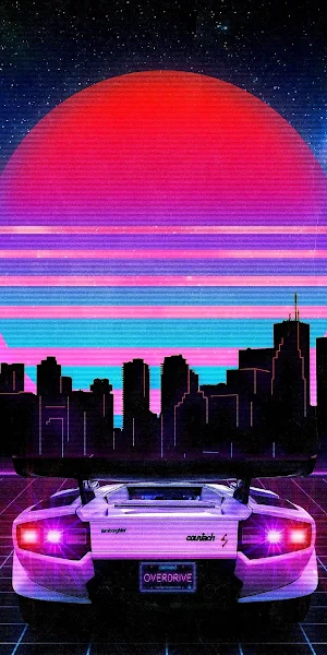 Aesthetics, Vaporwave, Toronto, Magenta, Purple Full HD iPhone Wallpaper Background