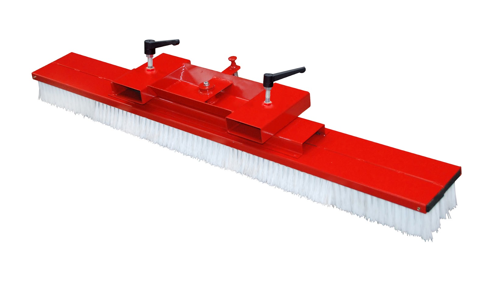 Heftruck-bezem SKB 200, gelakt, Vuurrood