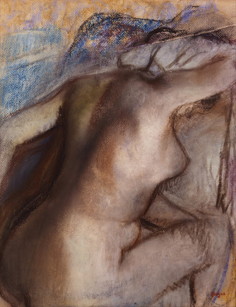 After the bath woman drying herself 1884 1886