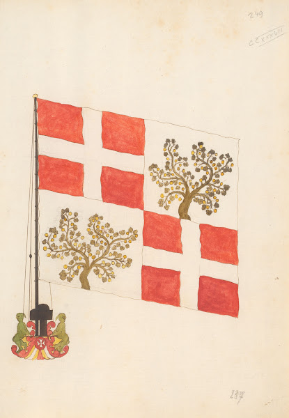 Flag of Malta 1667 1670