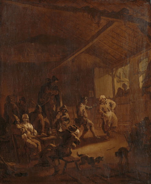 Peasants Dancing in a Barn 1655   1683