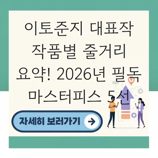 이토준지 대표작 작품별 줄거리 요약