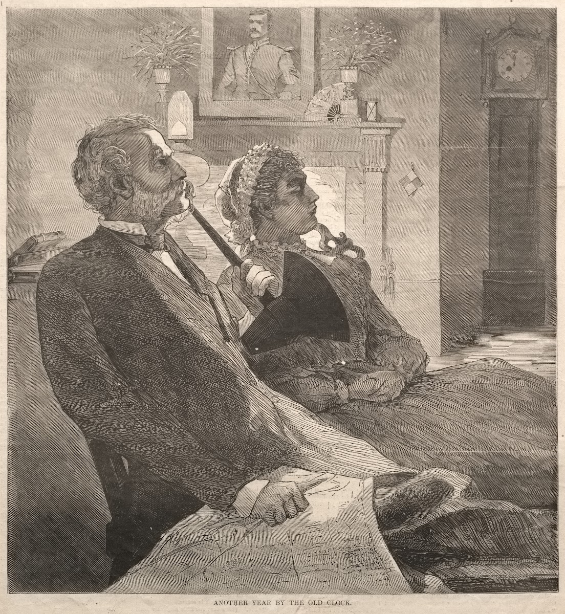 Another Year by the Old Clock 1870