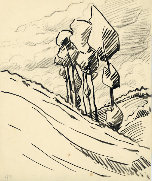 Landschap in inkt 1919