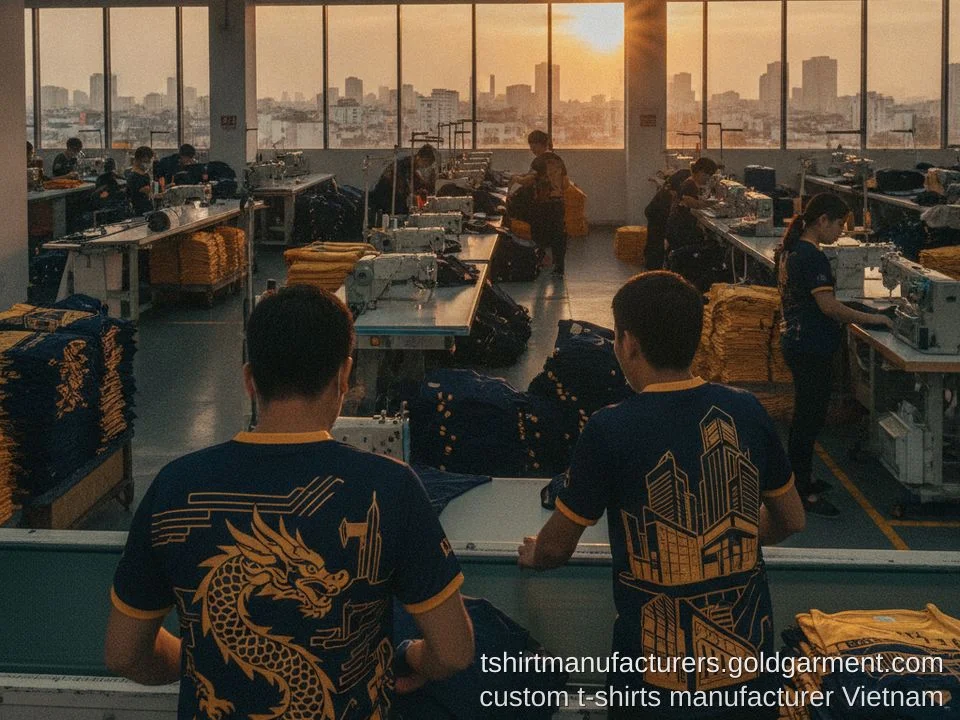 Why Vietnam is the Best Country to Manufacture custom t-shirts in 2025 - Gold Garment Vietnam
