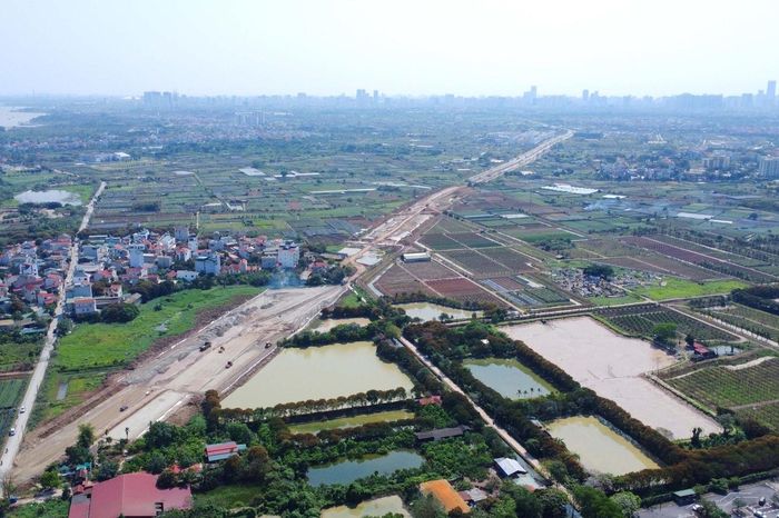 Đường Tây Thăng Long vướng nhiều vị trí mặt bằng trọng điểm - Đài Phát thanh và truyền hình Hà Nội
