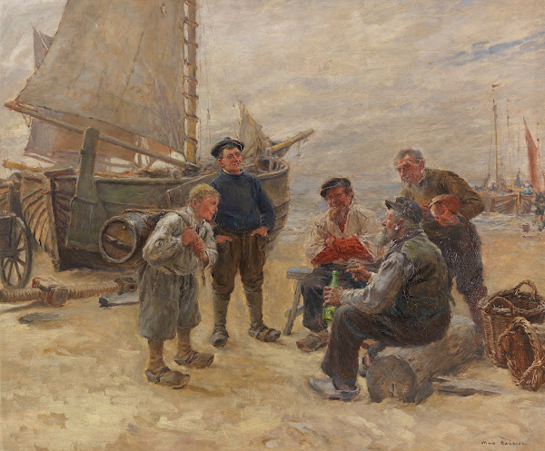 Fischer am Strande 1880