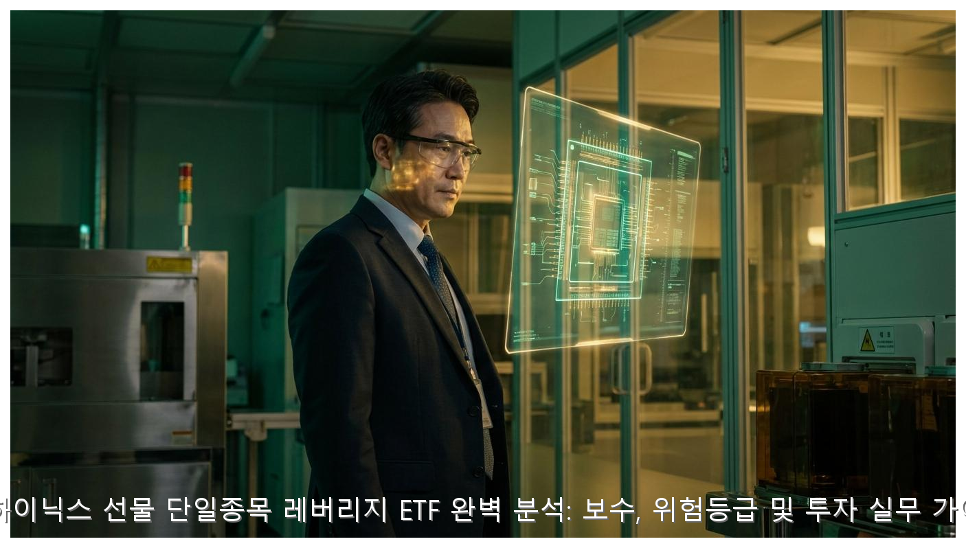SK하이닉스 선물 단일종목 레버리지 ETF 완벽 분석: 보수, 위험등급 및 투자 실무 가이드 핵심 안내 및 분석 인포그래픽 (2)
