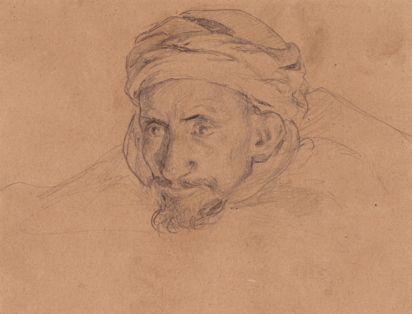 Tête darabe au turban
