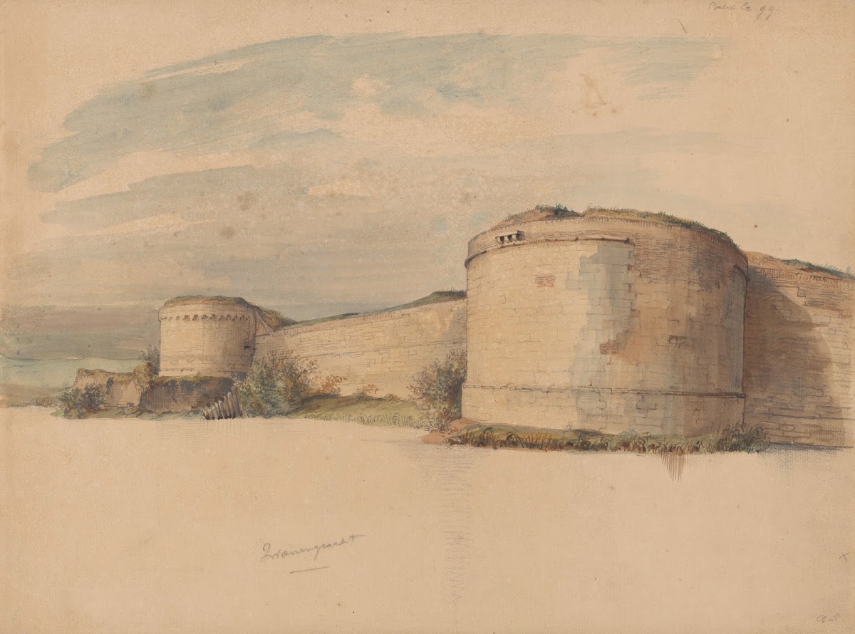 Rondelen Haat en Nijd en De Vijf Koppen aan de Zwanengracht te Maastricht 1825