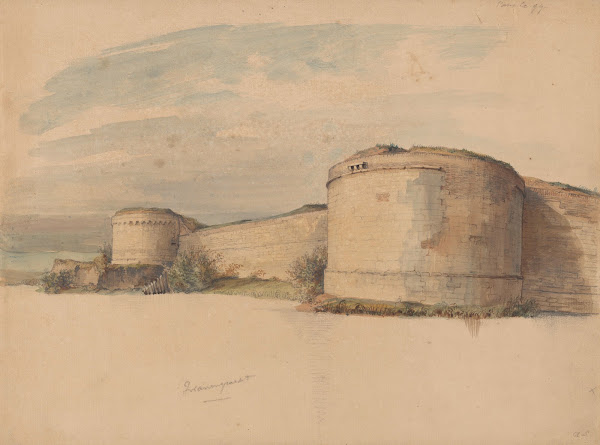 Rondelen Haat en Nijd en De Vijf Koppen aan de Zwanengracht te Maastricht 1825