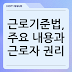 근로기준법, 주요 내용과 근로자 권리