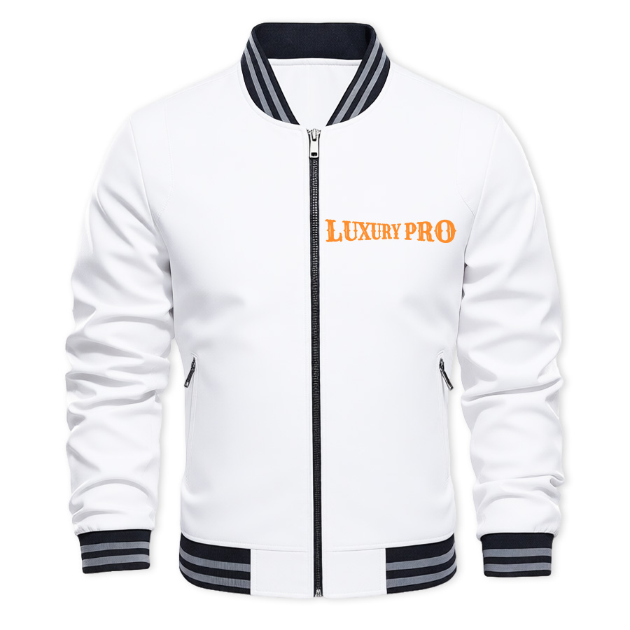 2D distressed baseball jacket