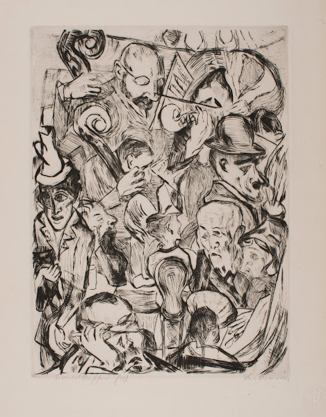Café Music plate 9 from the portfolio Faces 1918