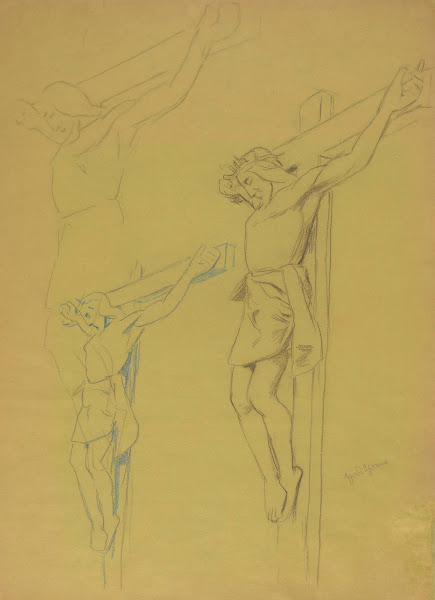Three Studies of Christ on the Cross 1910