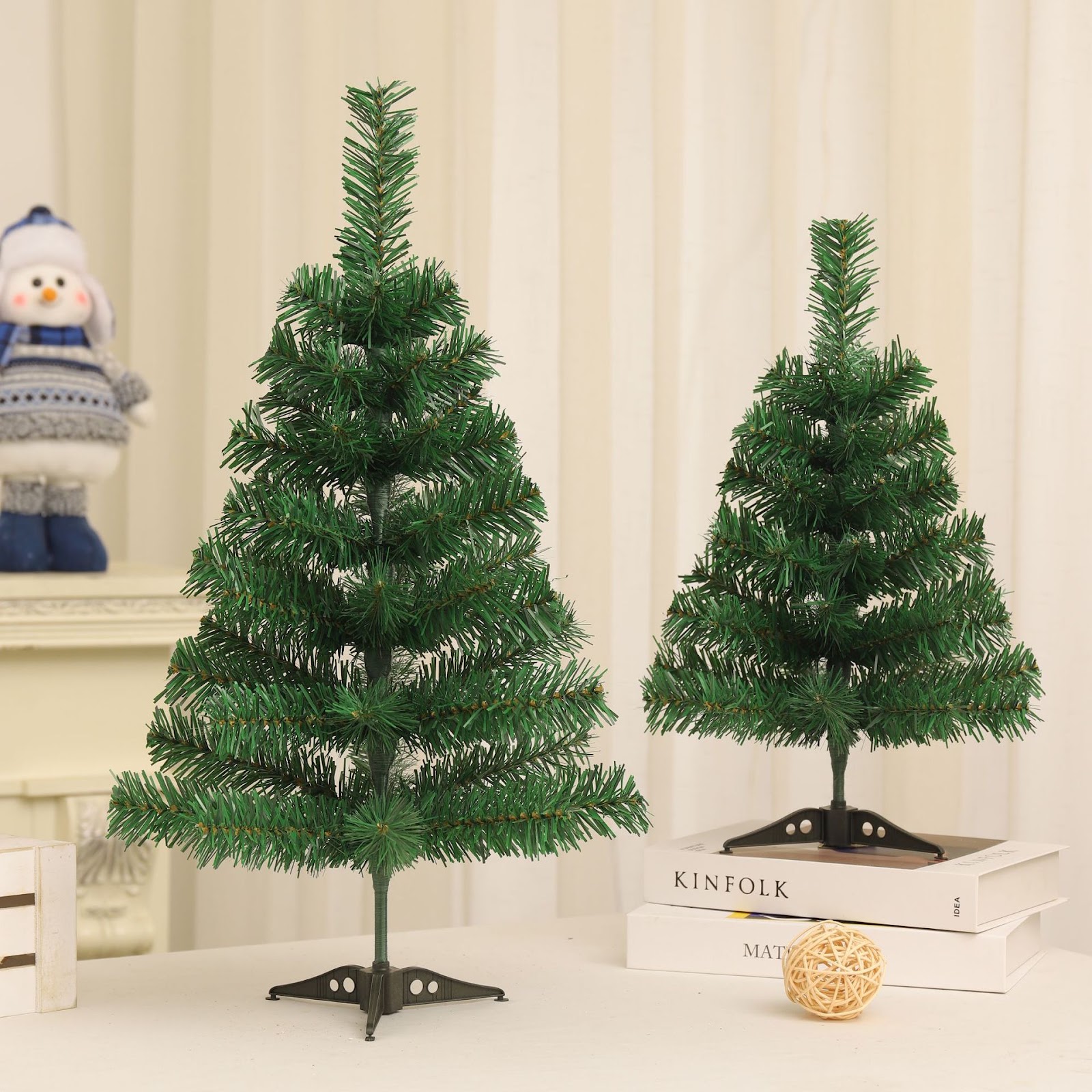 Mini Christmas Tree, PVC, 60 cm, with Lighting