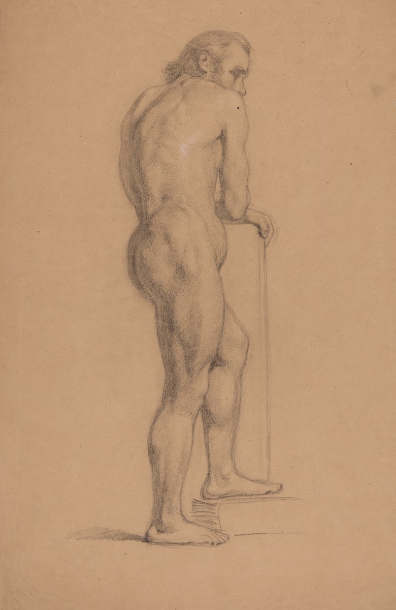 Study of a nude male 1858