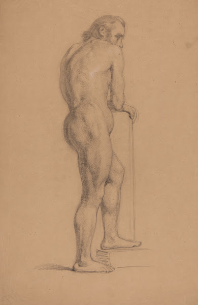 Study of a nude male 1858