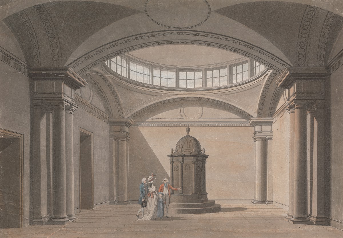 Internal View Of The Four Per Cent Reduced Annuity Office At The Bank Of England