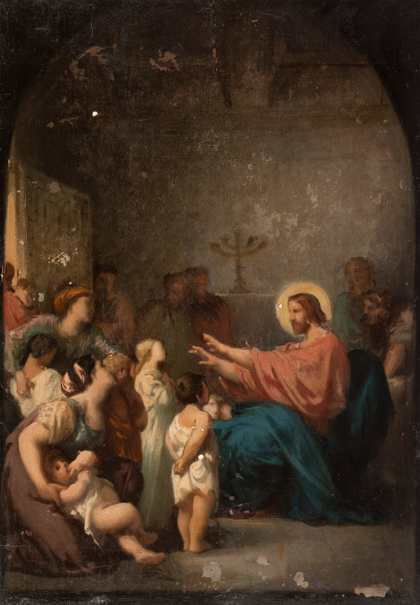 Jésus et les petits enfants 1864