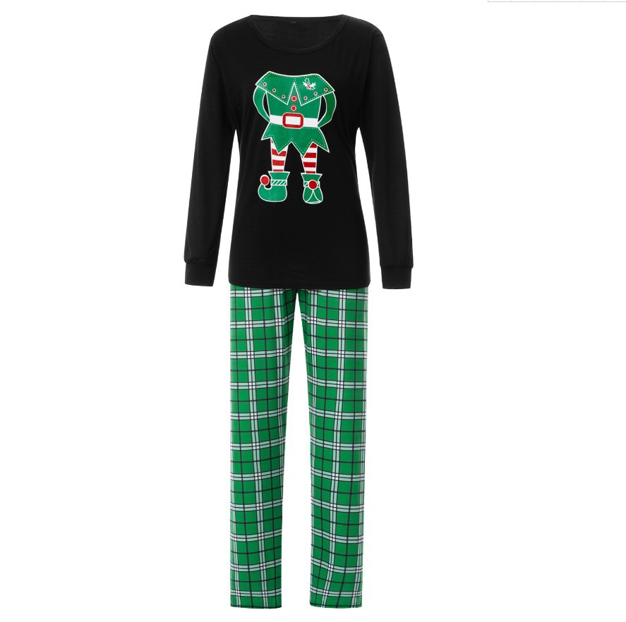 Christmas Pajama Set for the Family with Letter Design