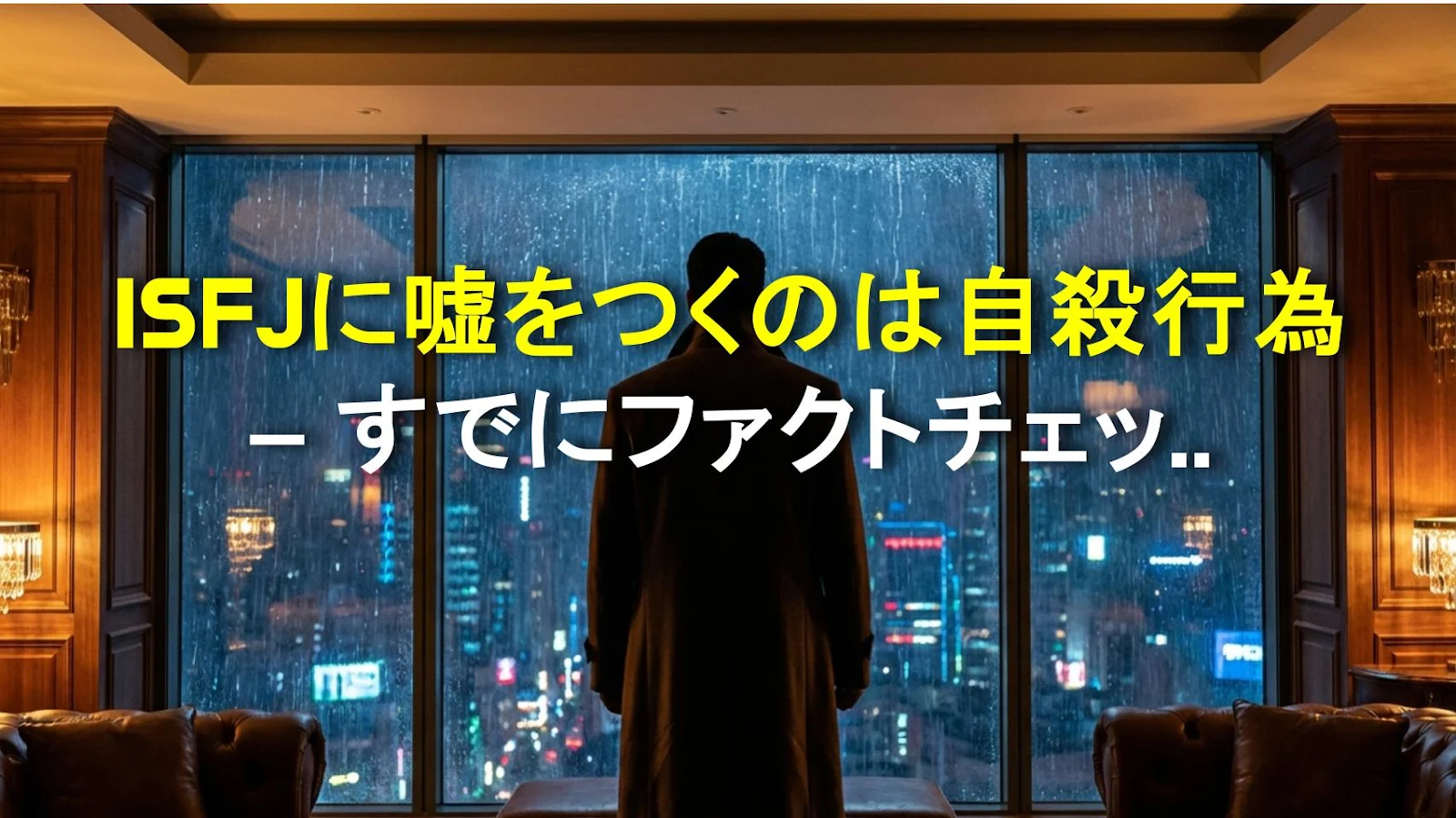 ISFJに嘘をつくのは自殺行為 – すでにファクトチェック済み
