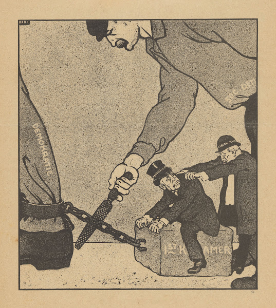 De Notenkraker 8 juni 1907  De Staten verkiezingen 1907