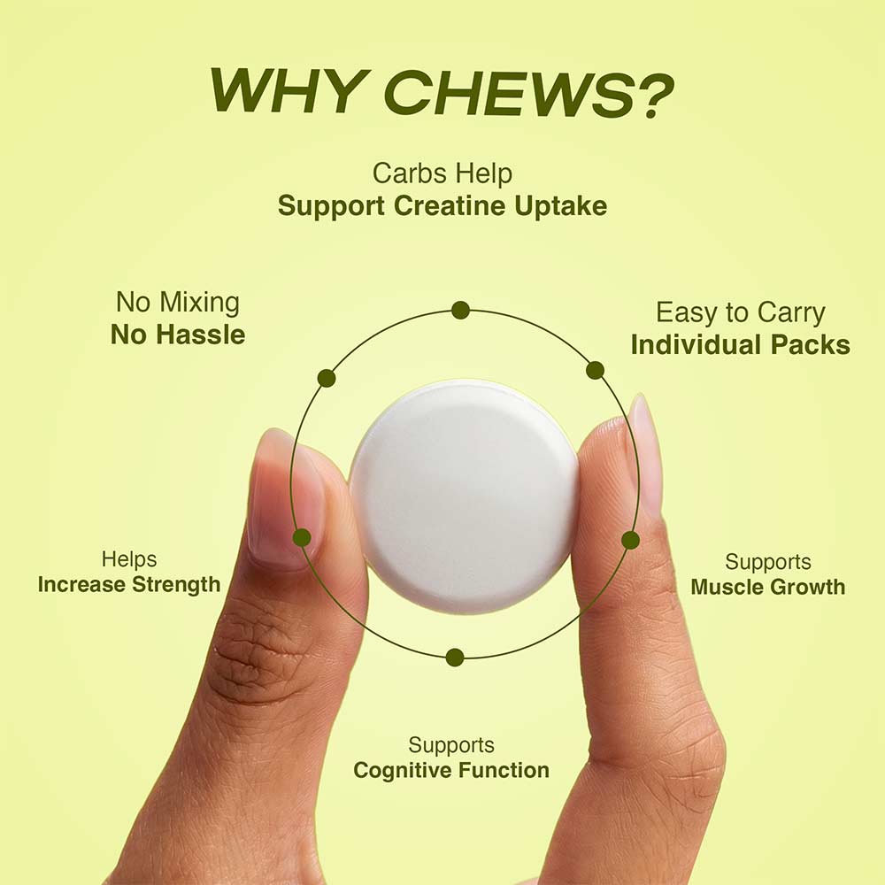 Creatine Chews — Lime, 30 chewable tablet(s)