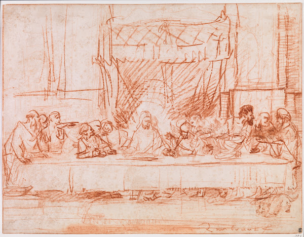 The Last Supper after Leonardo da Vinci 163435
