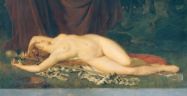 Bacchante Sleeping 1868