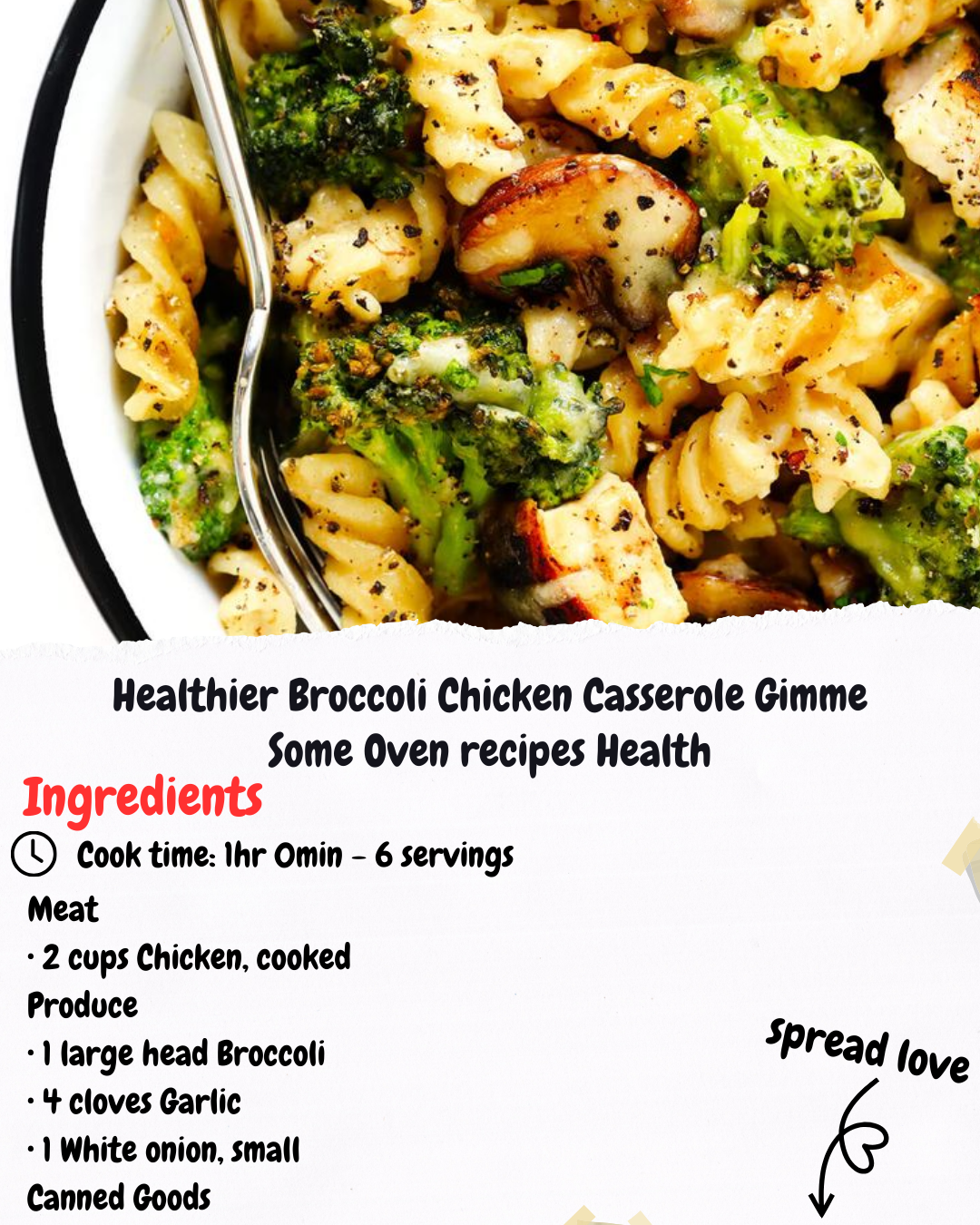 Healthier Broccoli Chicken Casserole Gimme Some Oven recipes Health