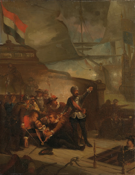 Maarten Harpertsz Tromp sneuvelt Anno 1653 1860