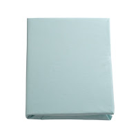 Простирадло на резинці на дитячий матрац Twins 120x60 бязь Organic м'ятний